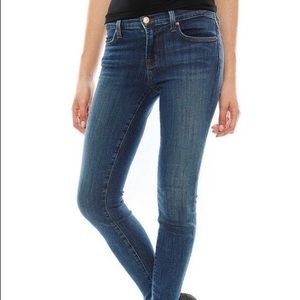 Refuge mid rise skinny jeans.